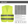 Custom High Visibility Safety Reflective Vest Security Clothing