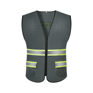 Customized Breathable Mesh Reflector Vest Hi Vis Safety Vest for Men