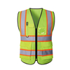 Wholesale Sleeveless Safety Jacket Vest with Wider Reflective Strips