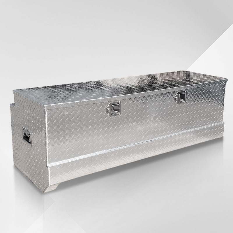 Heavy Duty Diamond Plate Aluminum Tool Case Toolbox for Trailer