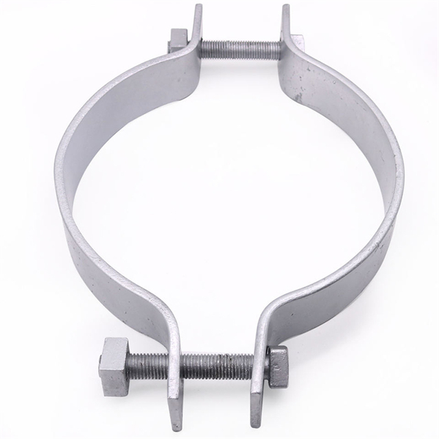 Hot Dip Galvanized Pole Clamp Universal Clamp Hold Hoop