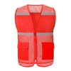 Breathable Two Pocket High Visibility Reflective Safety Clothing