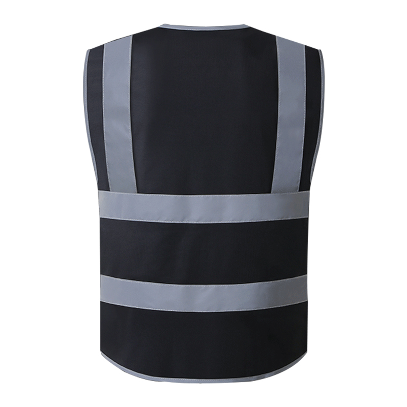 High Vis Safety Jacket Vest Construction Security Vest with Pockets