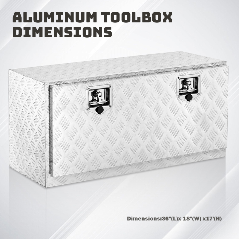 Lockable Customized Aluminum Tool Box Trunk Underbody Toolbox