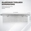 Versatile Durable Trailer Aluminum Tool Box with Lock