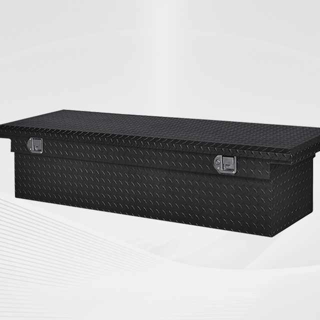 Customized Black Diamond Plate Aluminum Storage Toolbox for Trailer