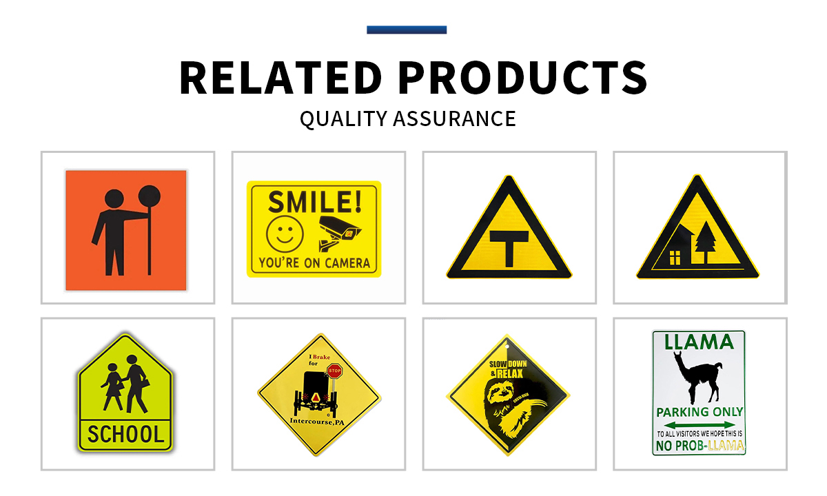 Road traffic signs other products