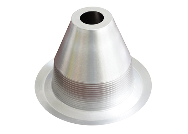 Aluminum lamp shade with hole