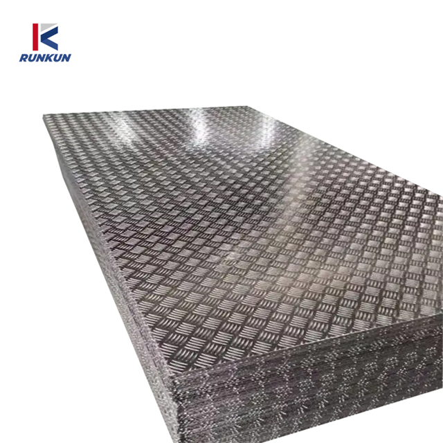 Diamond Checkered Embossed Aluminum Sheet Plate 5052 3003