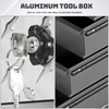 Portable Tool Storage Case Aluminum Tool Box with Drawer